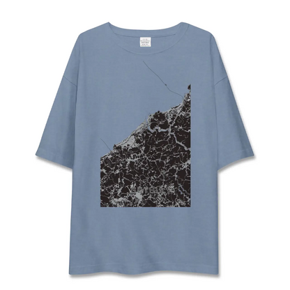 【江津（島根県）】地図柄ビッグシルエットTシャツ