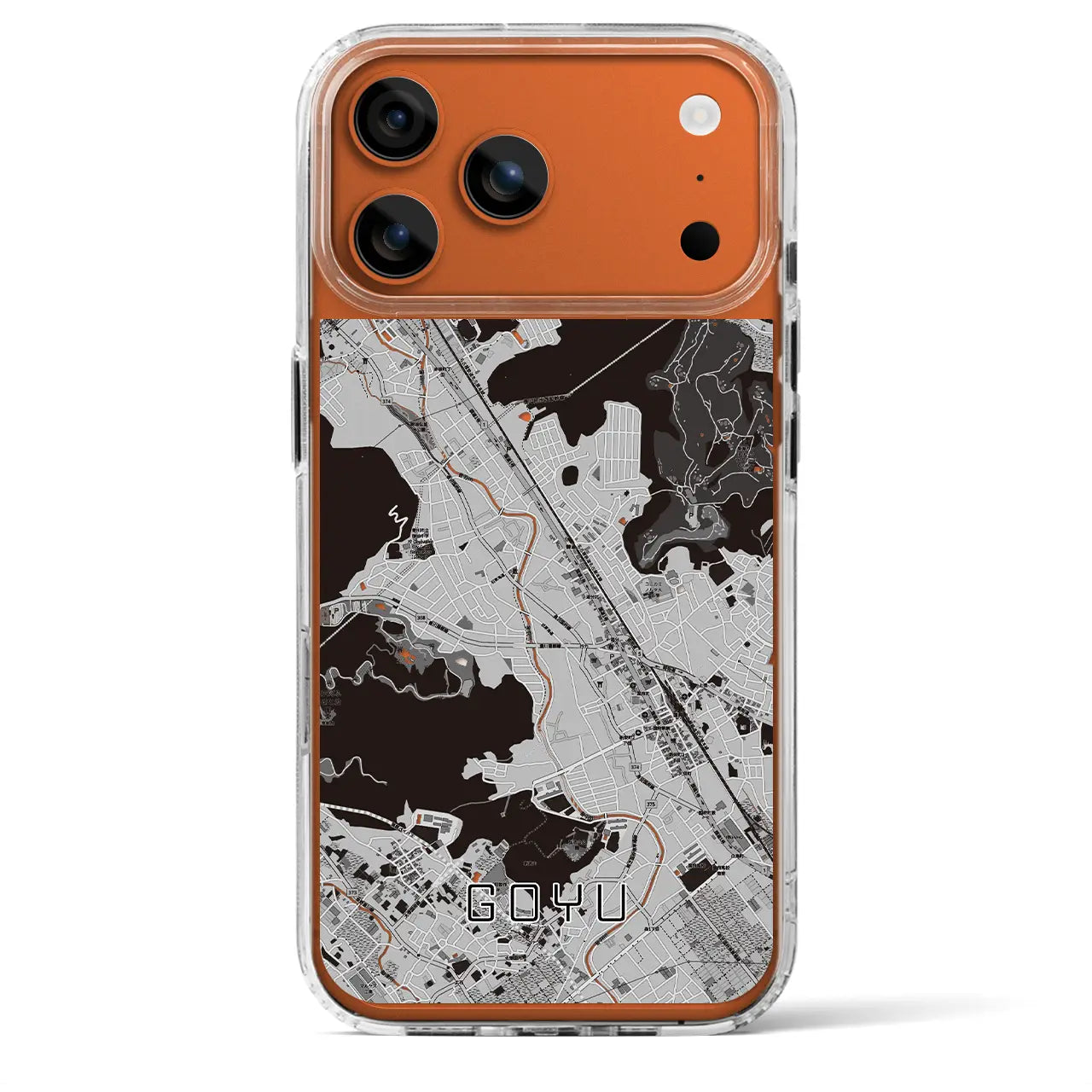 【御油（愛知県）】地図柄iPhoneケース（MagSafeタイプ）