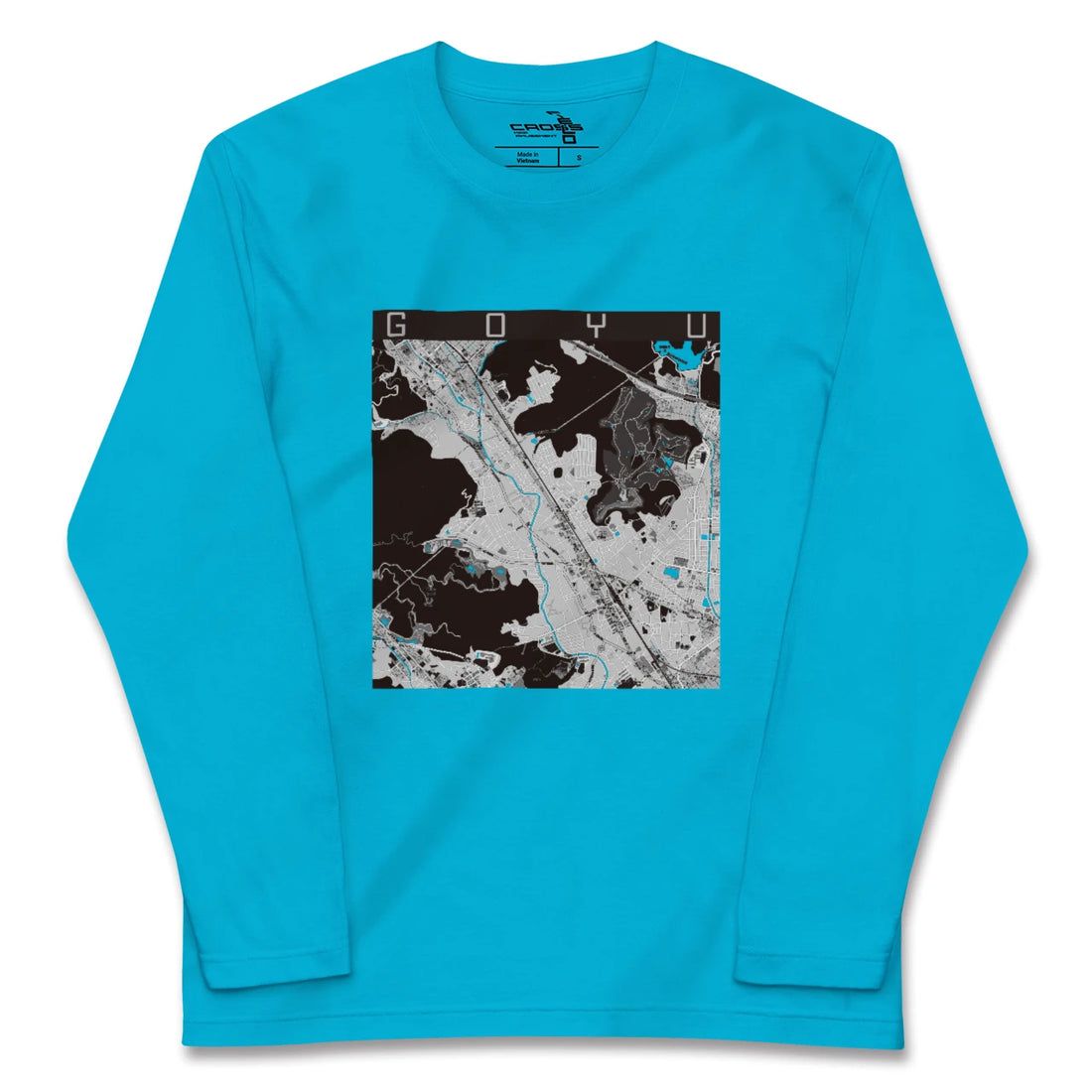 【御油(愛知県)】地図柄ロングスリーブTシャツ