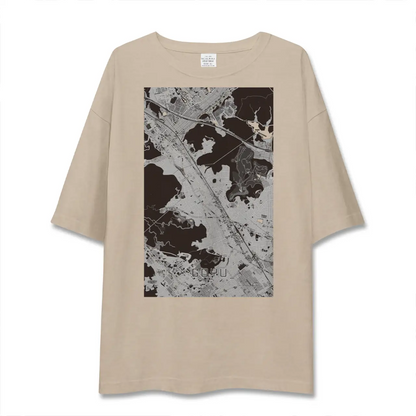 【御油（愛知県）】地図柄ビッグシルエットTシャツ