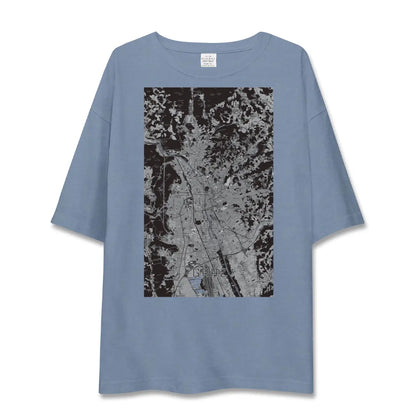 【グラーツ（オーストリア）】地図柄ビッグシルエットTシャツ