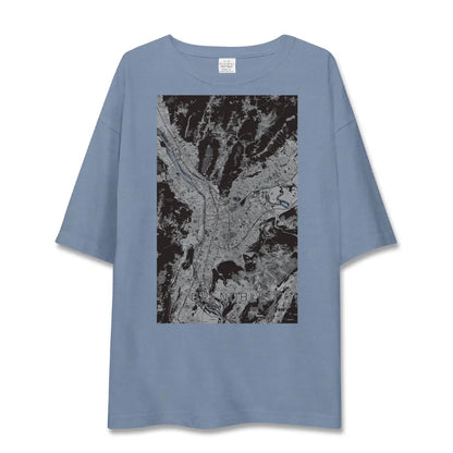 【グルノーブル（フランス）】地図柄ビッグシルエットTシャツ