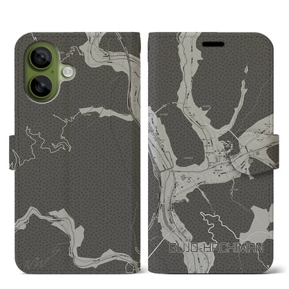 【郡上八幡（岐阜県）】地図柄iPhoneケース（手帳タイプ）