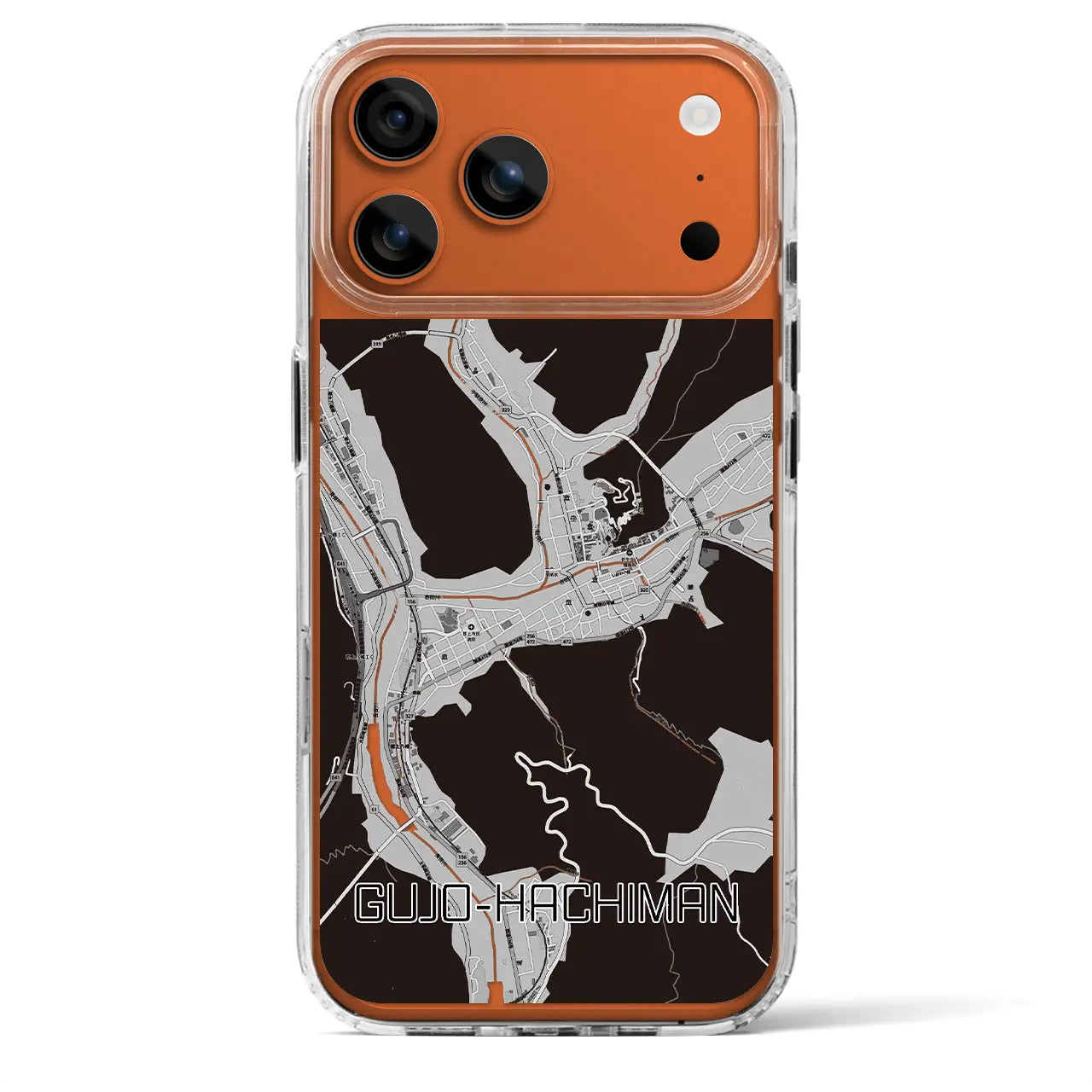 【郡上八幡（岐阜県）】地図柄iPhoneケース（MagSafeタイプ）