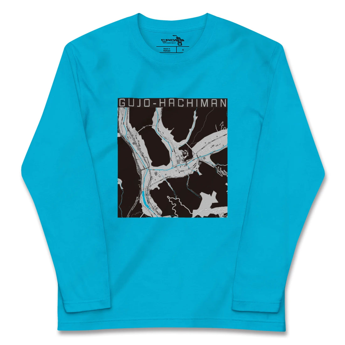 【郡上八幡(岐阜県)】地図柄ロングスリーブTシャツ