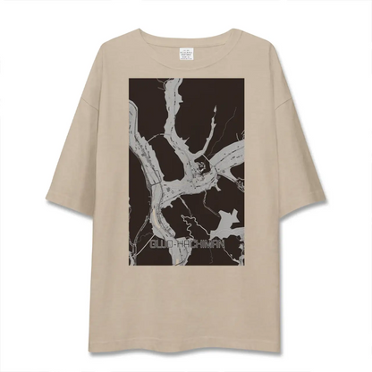 【郡上八幡（岐阜県）】地図柄ビッグシルエットTシャツ
