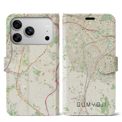 【弘明寺（神奈川県）】地図柄iPhoneケース（手帳タイプ）