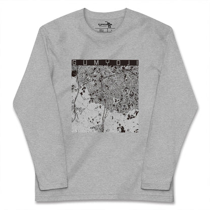 【弘明寺（神奈川県）】地図柄ロングスリーブTシャツ