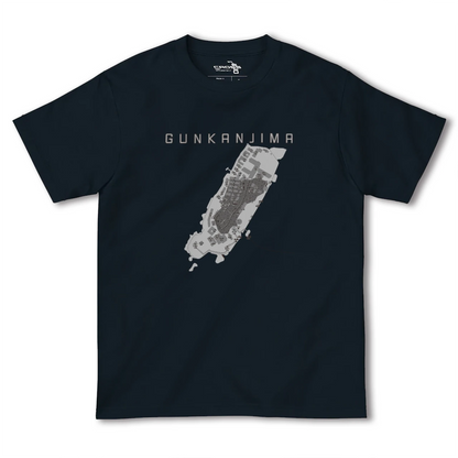 PALM VILLAGES SOUVENIR Tシャツ 軍艦島(長崎県)】地図柄ヘビーウェイトTシャツ – クロスフィールド