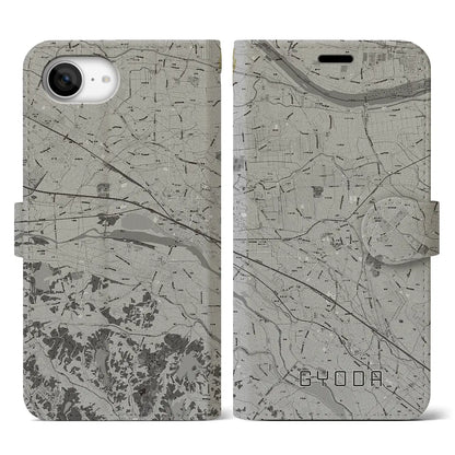 【行田（埼玉県）】地図柄iPhoneケース（手帳タイプ）