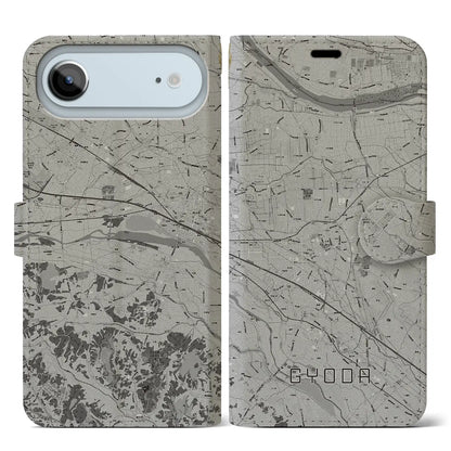 【行田（埼玉県）】地図柄iPhoneケース（手帳タイプ）