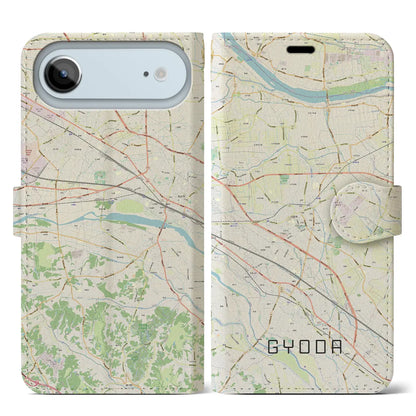 【行田（埼玉県）】地図柄iPhoneケース（手帳タイプ）