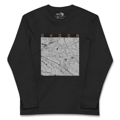 【行田（埼玉県）】地図柄ロングスリーブTシャツ