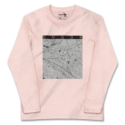 【行田（埼玉県）】地図柄ロングスリーブTシャツ
