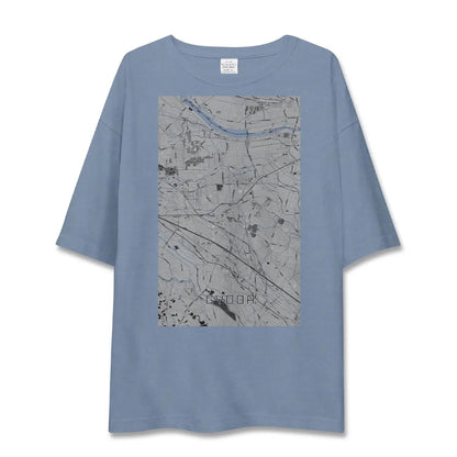 【行田（埼玉県）】地図柄ビッグシルエットTシャツ