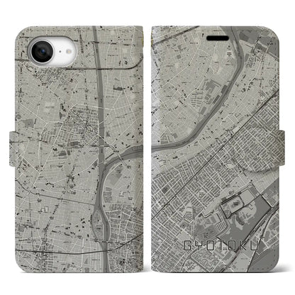 【行徳（千葉県）】地図柄iPhoneケース（手帳タイプ）