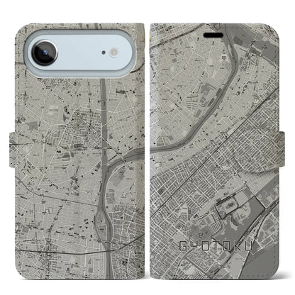 【行徳（千葉県）】地図柄iPhoneケース（手帳タイプ）