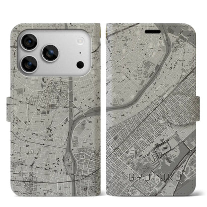 【行徳（千葉県）】地図柄iPhoneケース（手帳タイプ）