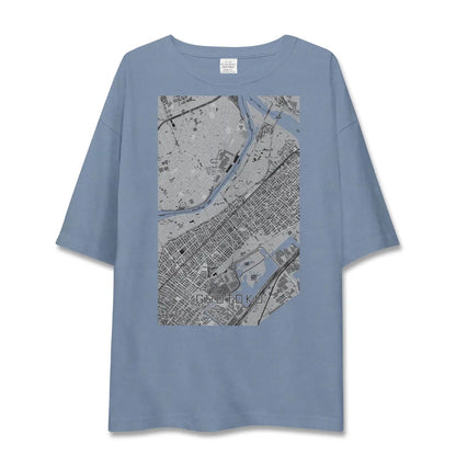 【行徳（千葉県）】地図柄ビッグシルエットTシャツ