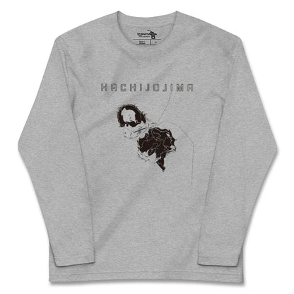 【八丈島（東京都）】地図柄ロングスリーブTシャツ