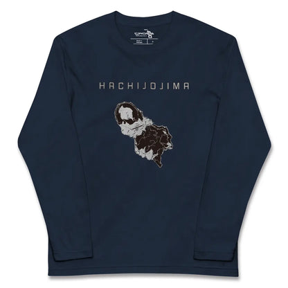【八丈島（東京都）】地図柄ロングスリーブTシャツ