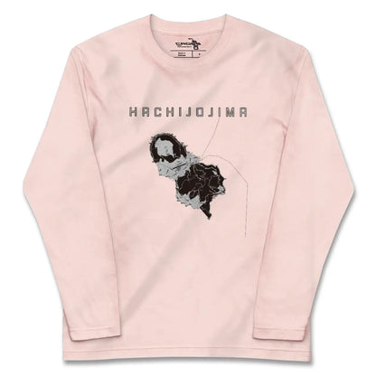 【八丈島（東京都）】地図柄ロングスリーブTシャツ
