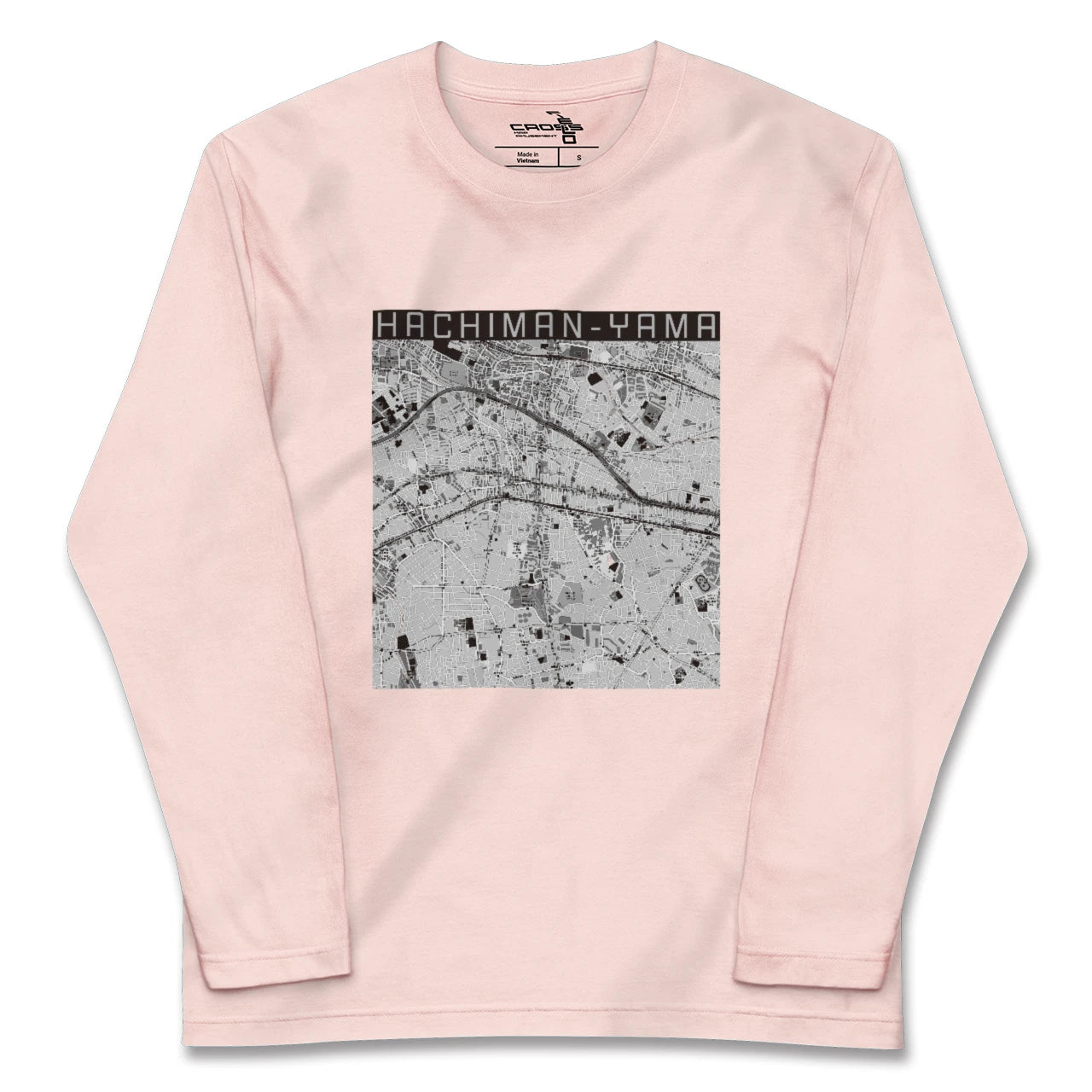 【八幡山（東京都）】地図柄ロングスリーブTシャツ