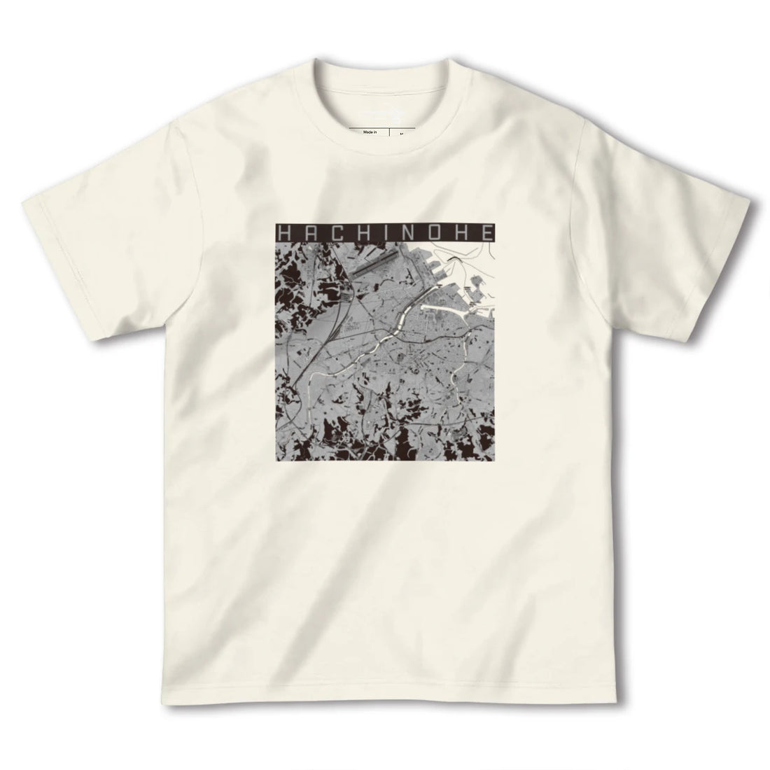 【八戸(青森県)】地図柄ヘビーウェイトTシャツ