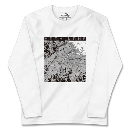 【八戸（青森県）】地図柄ロングスリーブTシャツ