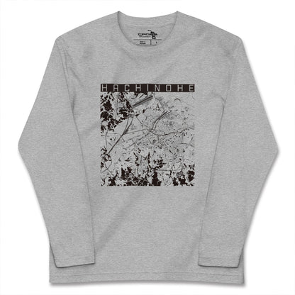 【八戸（青森県）】地図柄ロングスリーブTシャツ