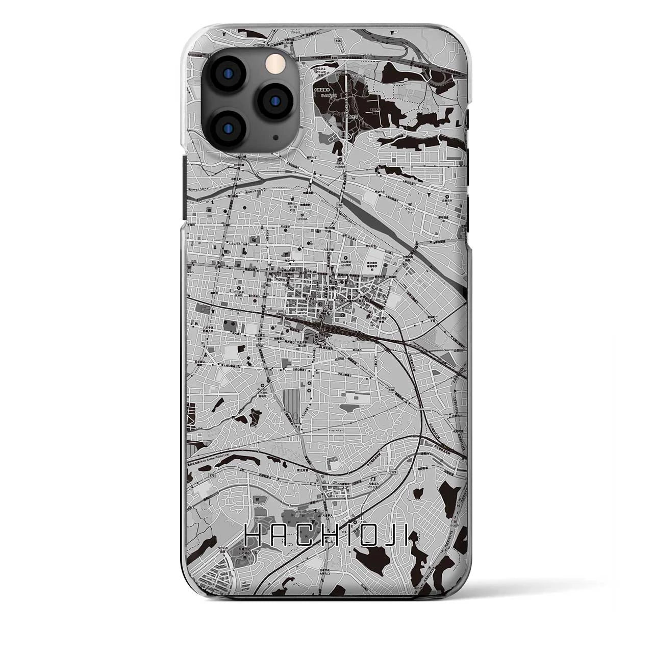 【八王子（東京都）】地図柄iPhoneケース（クリアタイプ）