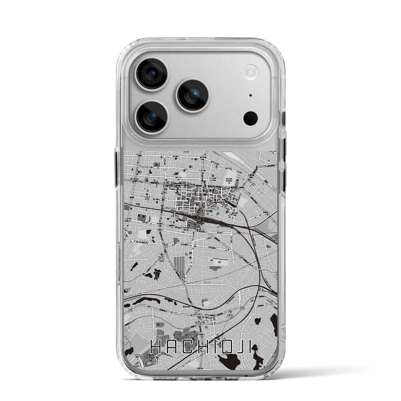 【八王子（東京都）】地図柄iPhoneケース（MagSafeタイプ）