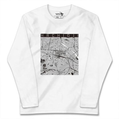 【八王子（東京都）】地図柄ロングスリーブTシャツ