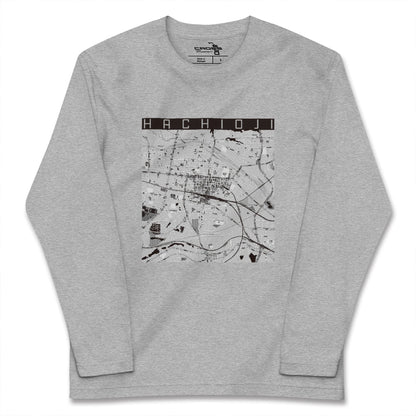 【八王子（東京都）】地図柄ロングスリーブTシャツ