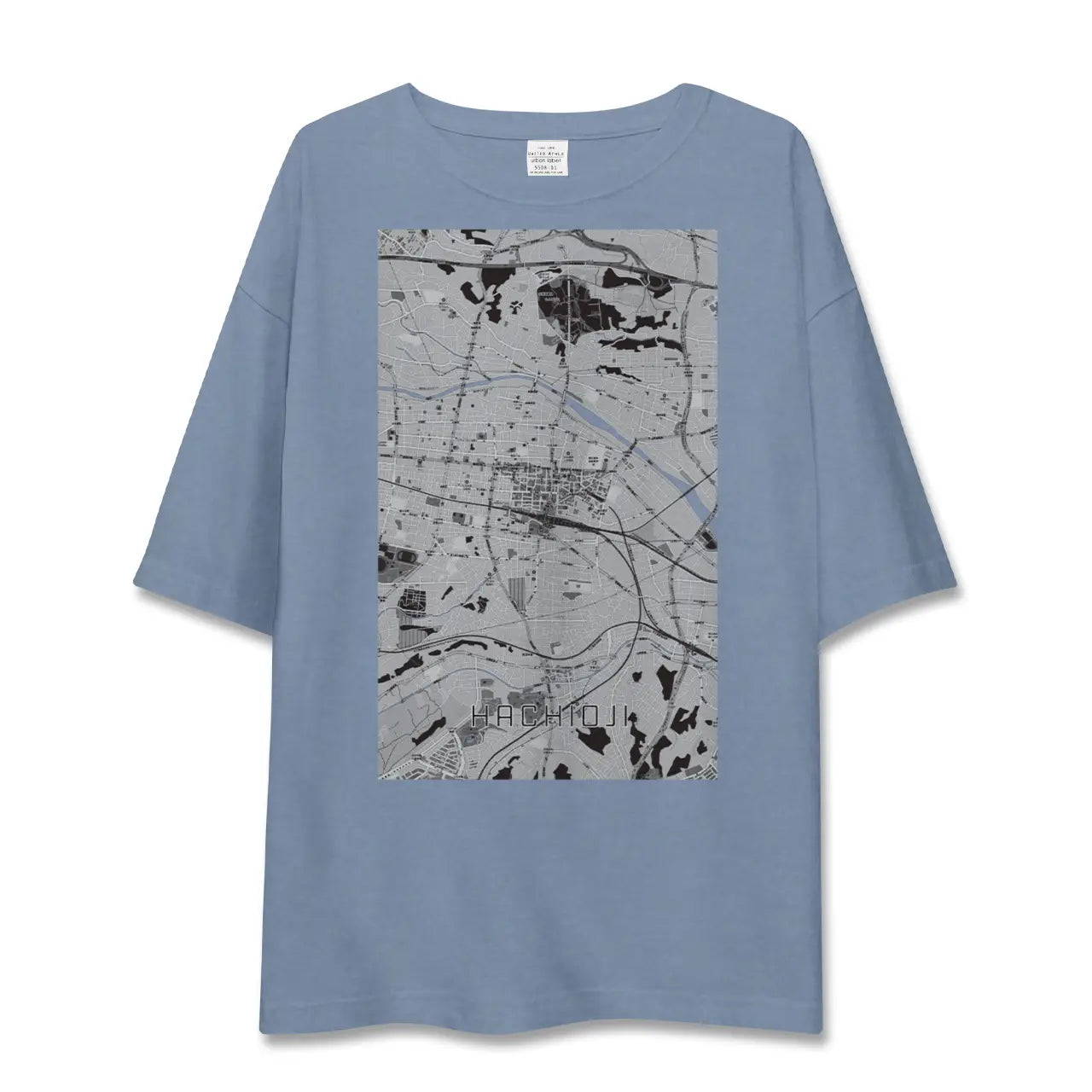 【八王子（東京都）】地図柄ビッグシルエットTシャツ