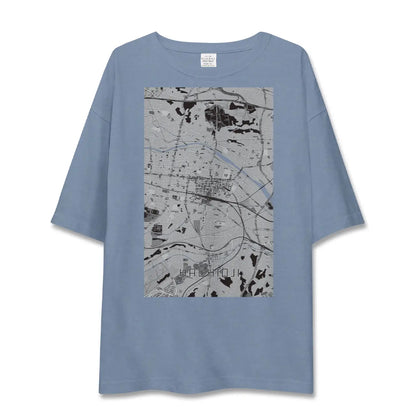 【八王子（東京都）】地図柄ビッグシルエットTシャツ