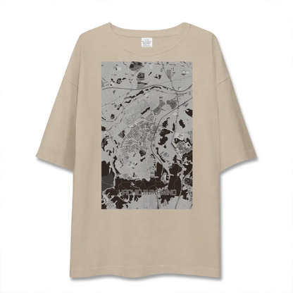 【八王子みなみ野（東京都）】地図柄ビッグシルエットTシャツ