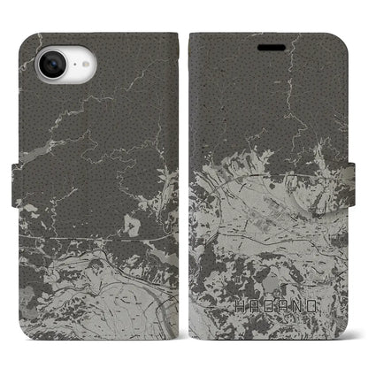 【秦野（神奈川県）】地図柄iPhoneケース（手帳タイプ）