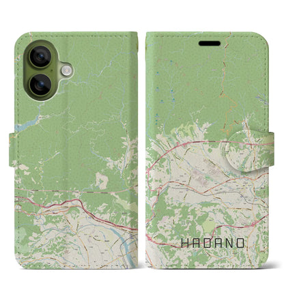 【秦野（神奈川県）】地図柄iPhoneケース（手帳タイプ）