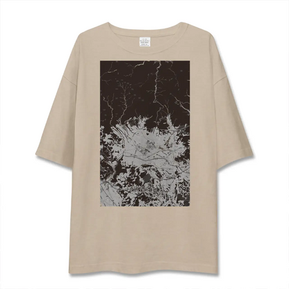 【秦野（神奈川県）】地図柄ビッグシルエットTシャツ