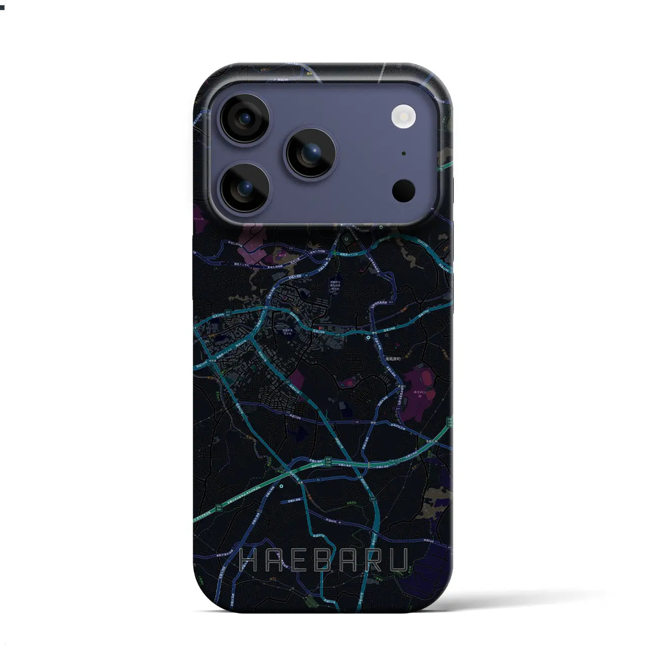 【南風原（沖縄県）】地図柄iPhoneケース（バックカバータイプ）