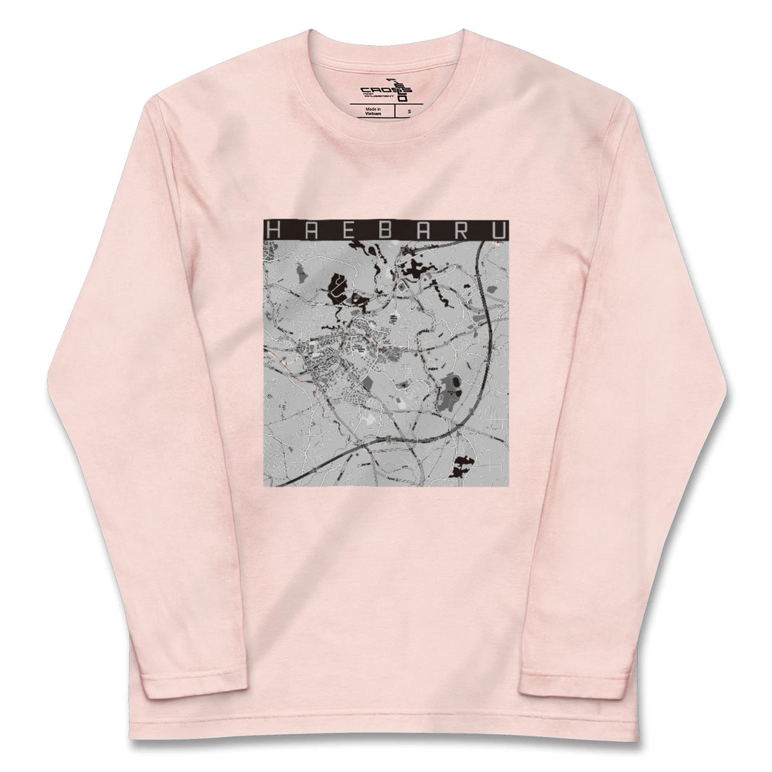 【南風原（沖縄県）】地図柄ロングスリーブTシャツ