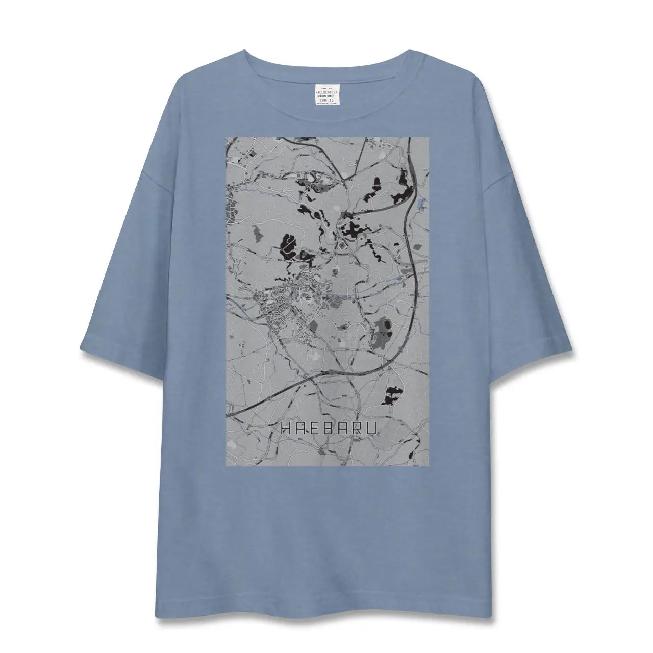 【南風原（沖縄県）】地図柄ビッグシルエットTシャツ