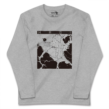 【萩2（山口県）】地図柄ロングスリーブTシャツ