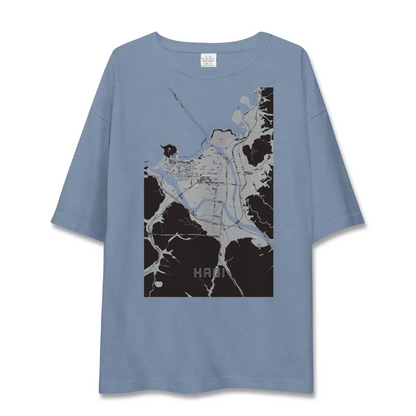 【萩2（山口県）】地図柄ビッグシルエットTシャツ