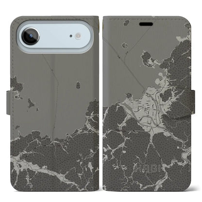 【萩（山口県）】地図柄iPhoneケース（手帳タイプ）