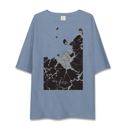 【萩（山口県）】地図柄ビッグシルエットTシャツ