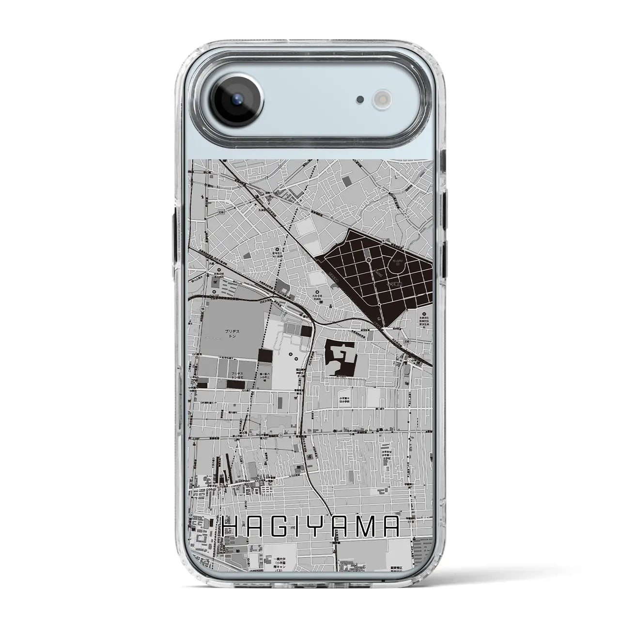 【萩山（東京都）】地図柄iPhoneケース（MagSafeタイプ）