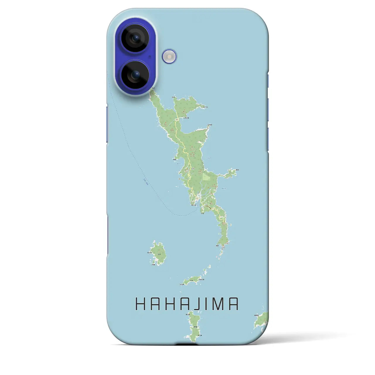 【母島（東京都）】地図柄iPhoneケース（バックカバータイプ）