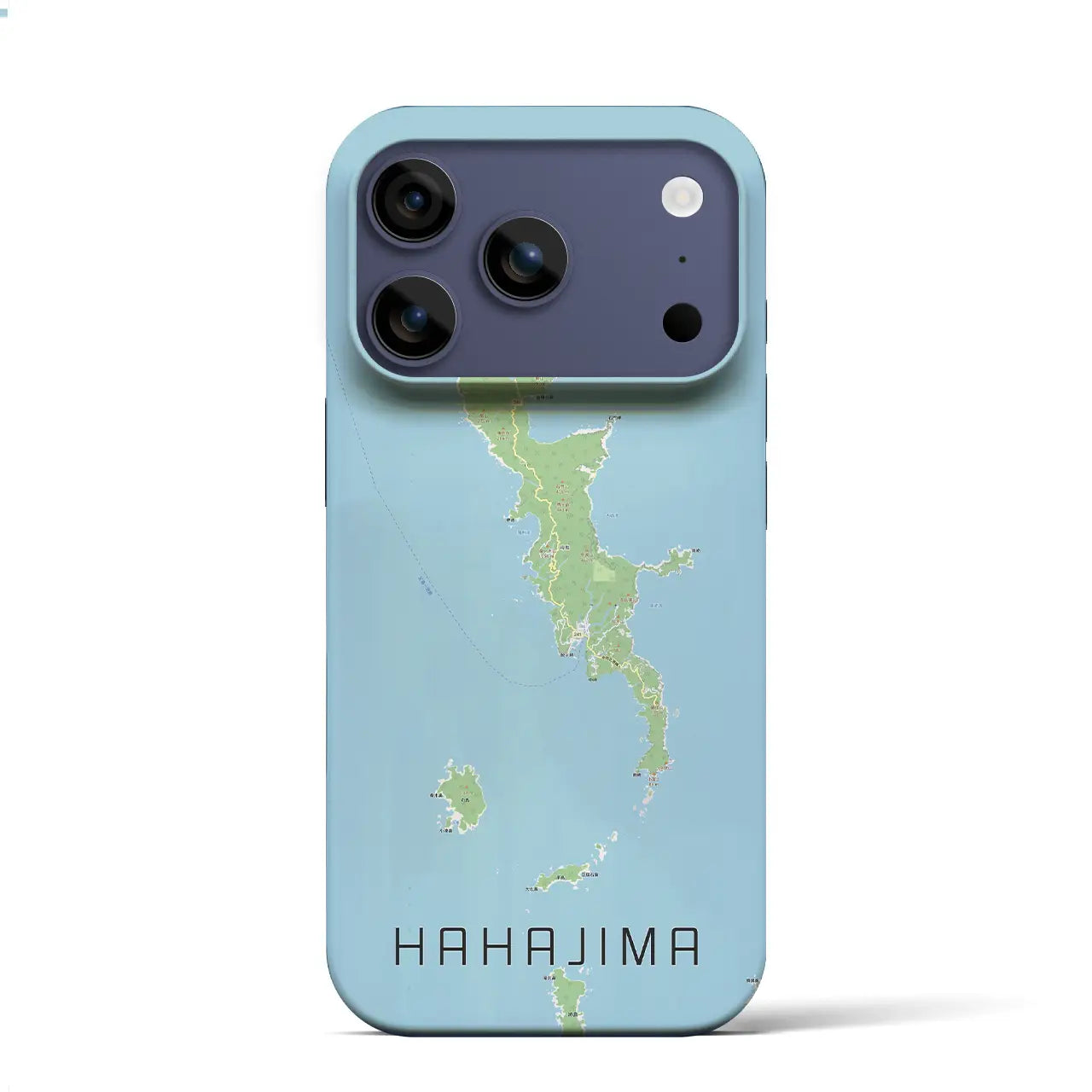 【母島（東京都）】地図柄iPhoneケース（バックカバータイプ）